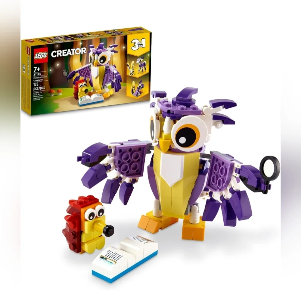 Lego Creator 31125 Fantasy Forest Creatures 3-in-1 Building Toy